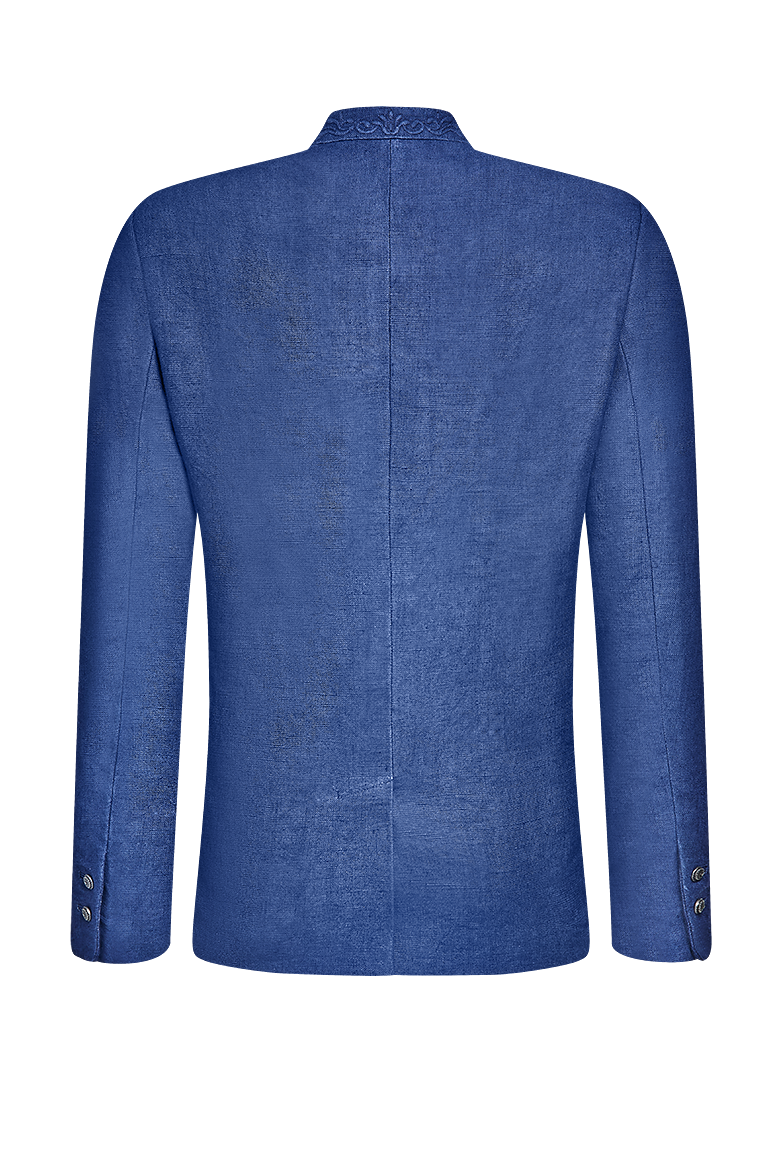 g-ssl-janker-bauernleinen-trifft-blaudruck-herren-blau image 2