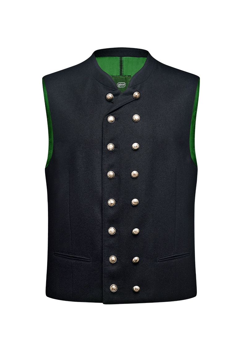 g-ssl-doppelreiher-gilet-aus-loden-grau-schwarz-herren image 1