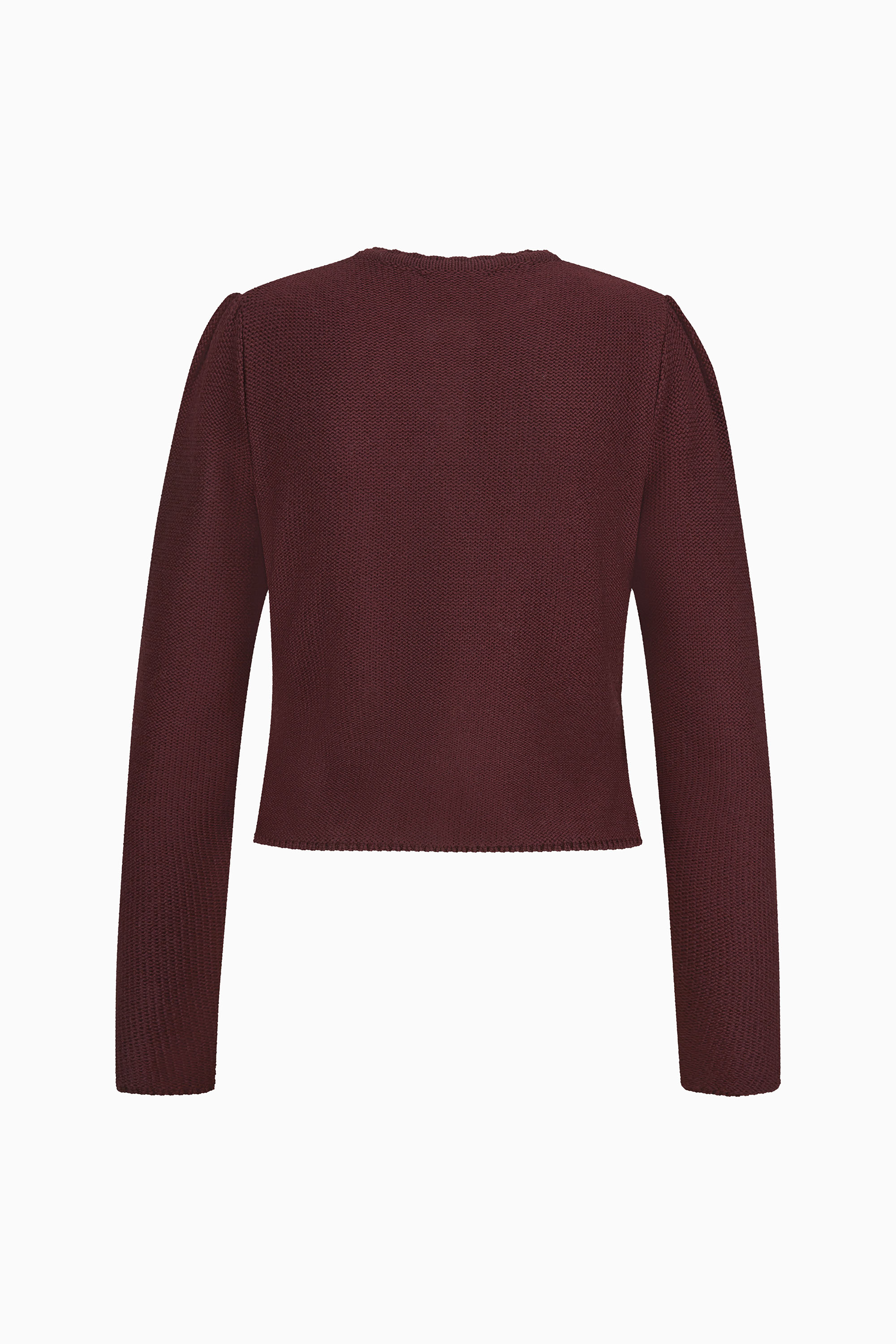 gottseidank-damenstrickjacke-mirl-stehkragen-leichter-puffarm image 2