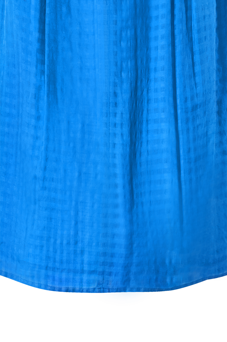 g-ssl-dirndlrock-im-karomuster-blau-aus-baumwoll-seide image 3