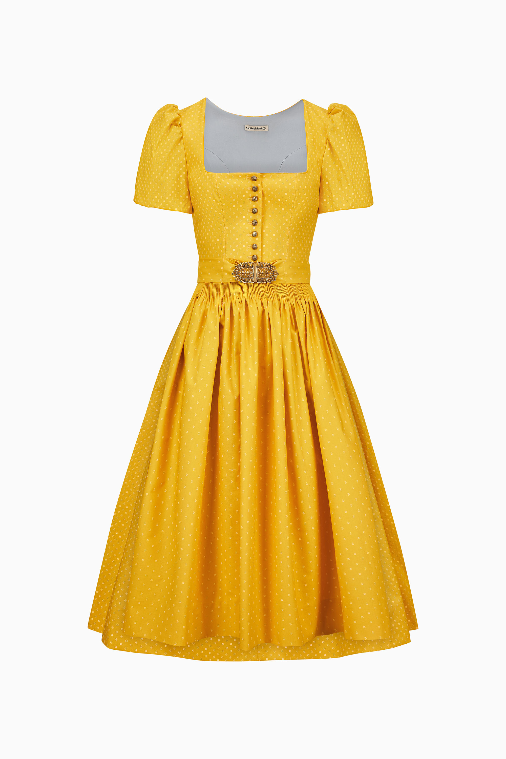 gottseidank-dirndl-laura-gerader-ausschnitt-kurzer-puffarm image 4