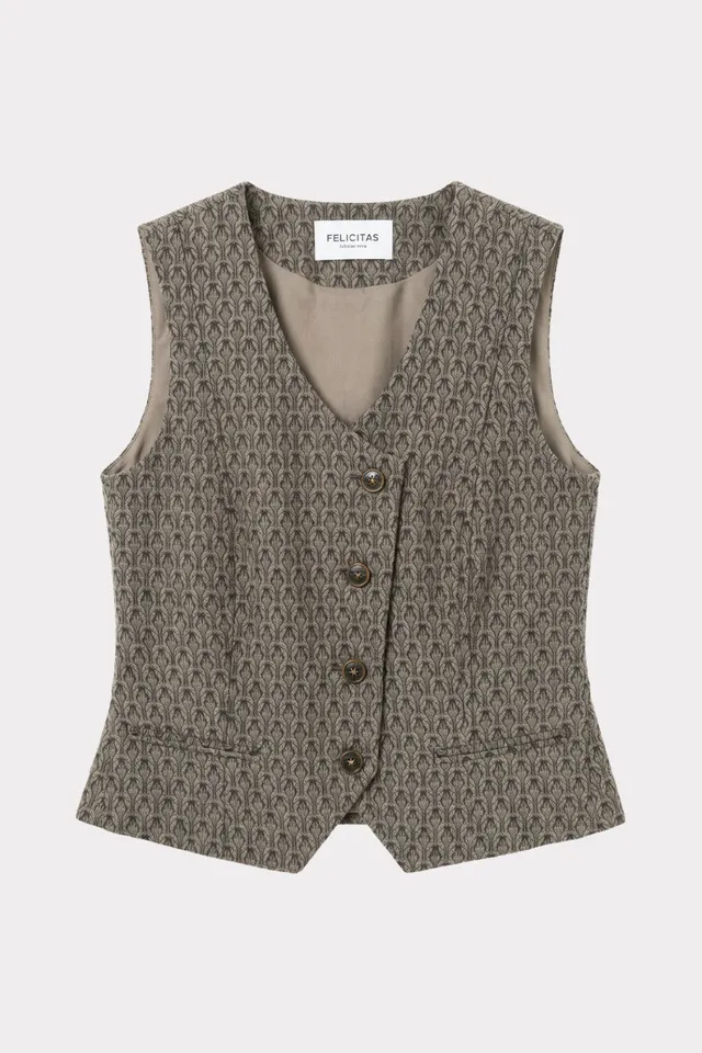 felicitas-wanessa-damen-weste-jacquard-asymmetrisch-kurz image 1