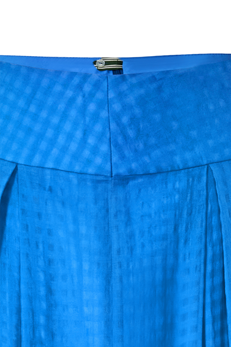 g-ssl-dirndlrock-im-karomuster-blau-aus-baumwoll-seide image 6