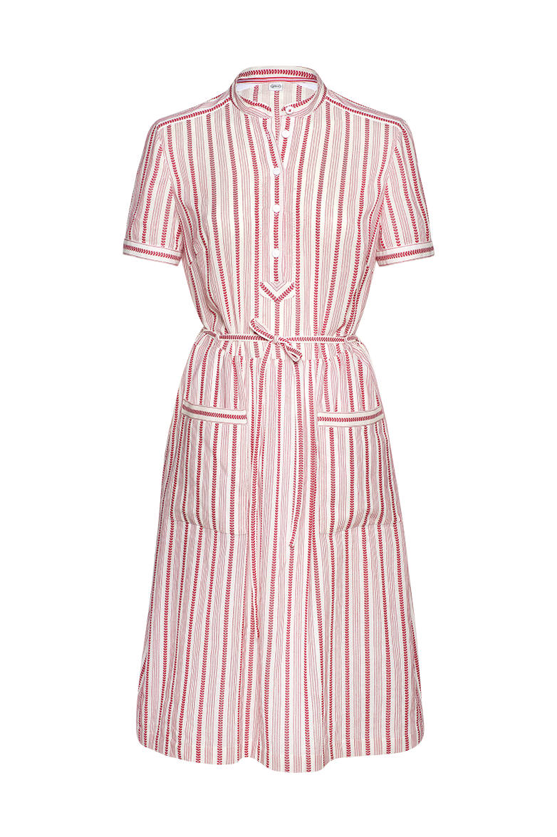 g-ssl-pfoadenkleid-herzerlstreif-natur-damen-kleid-baumwolle image 1