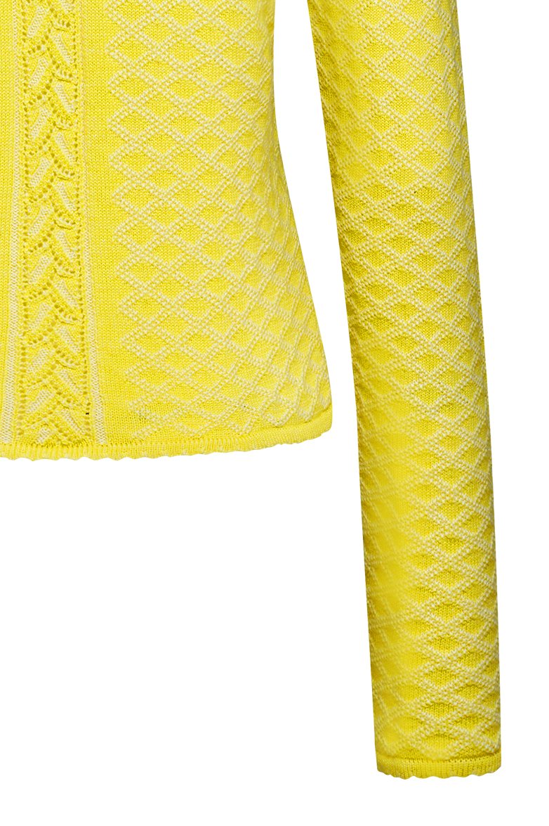 g-ssl-plattierte-strickjacke-brokatmuster-merino-baumwolle image 6