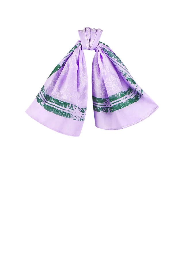 g-ssl-bandana-tuch-rosa-aus-baumwolle-mit-lampassen-bord-re image 1
