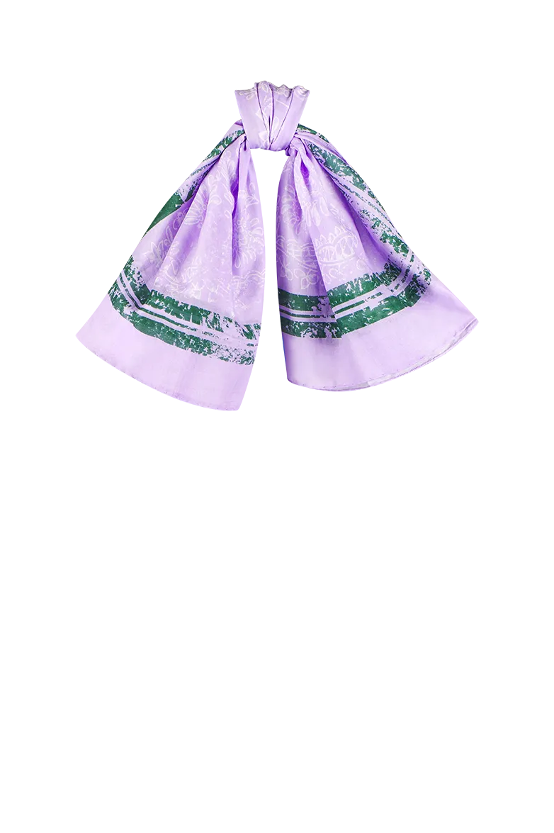 g-ssl-bandana-tuch-rosa-aus-baumwolle-mit-lampassen-bord-re image 1