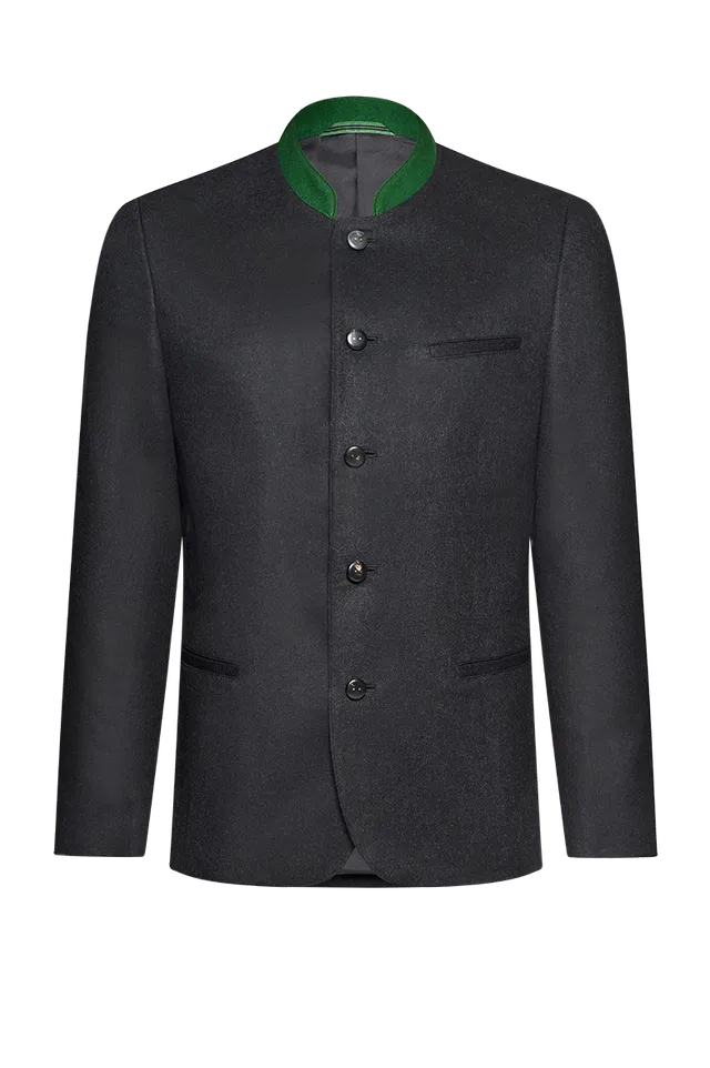 g-ssl-klassik-jacke-aus-reinem-kaschmir-herren-trachtenjacke-grau-schwarz image 1