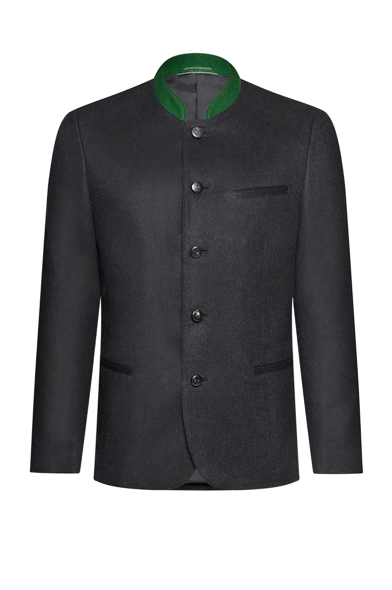 g-ssl-klassik-jacke-aus-reinem-kaschmir-herren-trachtenjacke-grau-schwarz image 1