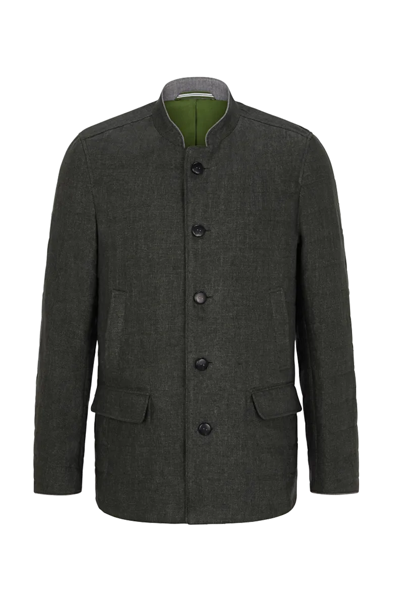 g-ssl-jacke-waldspaziergang-grau-schwarz-leinenjacke image 1