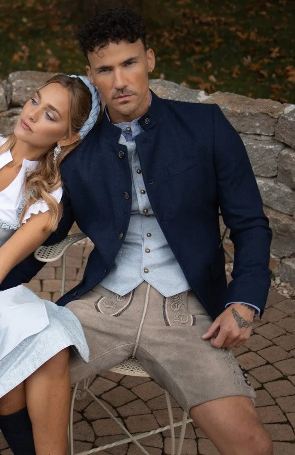 alpenherz-weste-marlo-blaugrau-herren-trachtenweste-f-r-hochzeit image 1