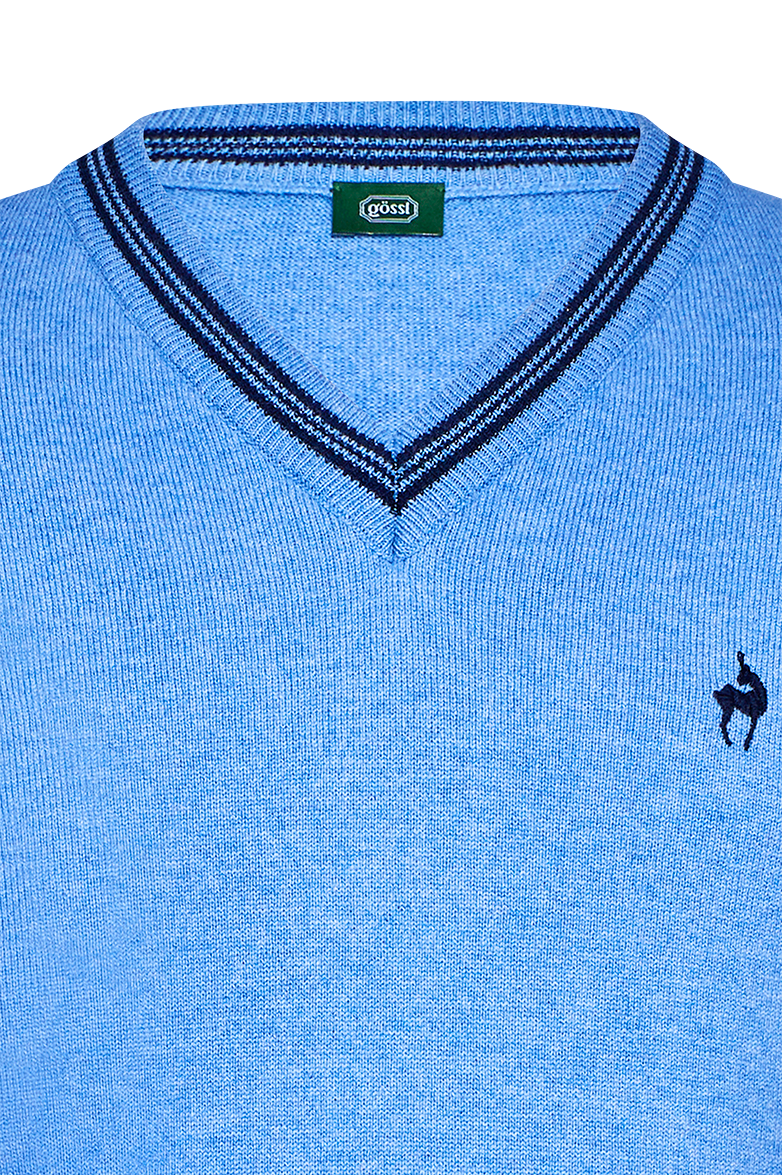 g-ssl-gams-pullover-v-ausschnitt-blau-herren image 3