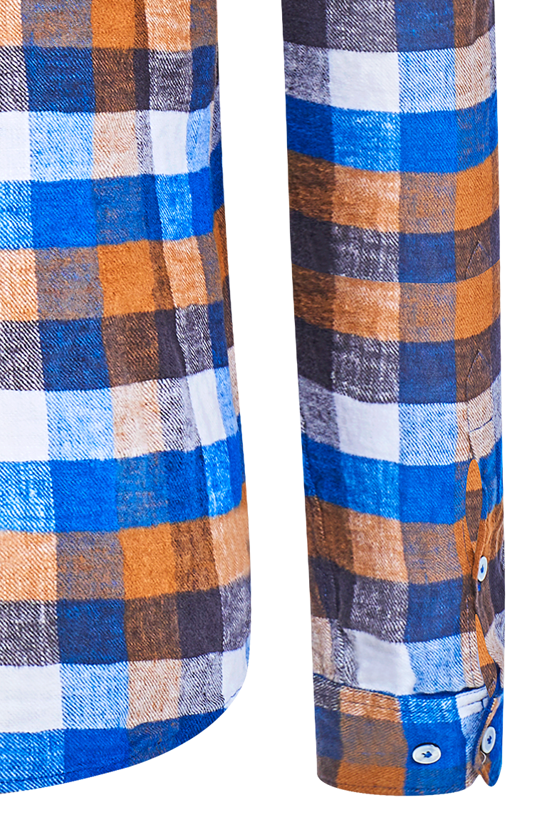 g-ssl-leinenflanell-freizeithemd-karo-in-blau-f-r-herren image 6