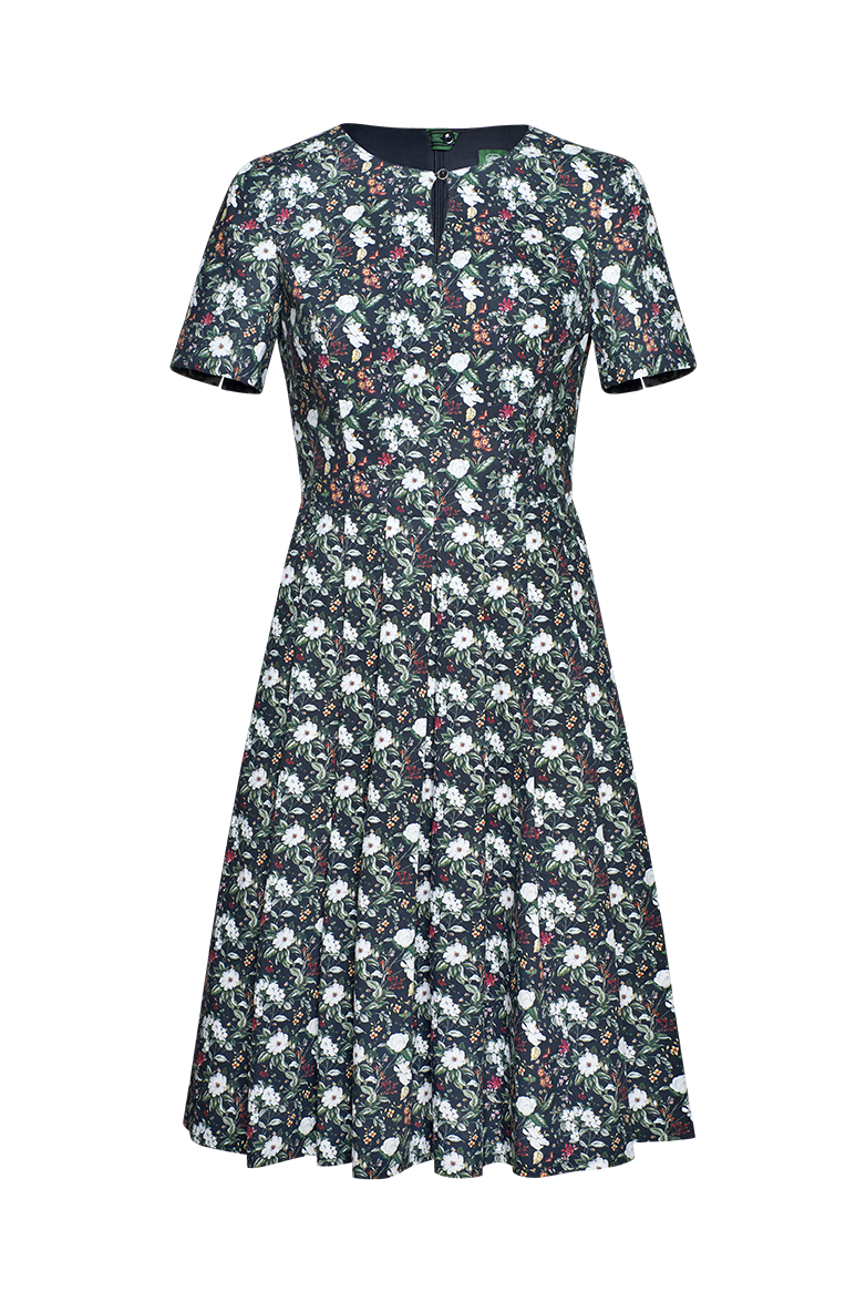 g-ssl-kleid-alpenblume-millefleurs-trachtenkleid-grau-schwarz image 1