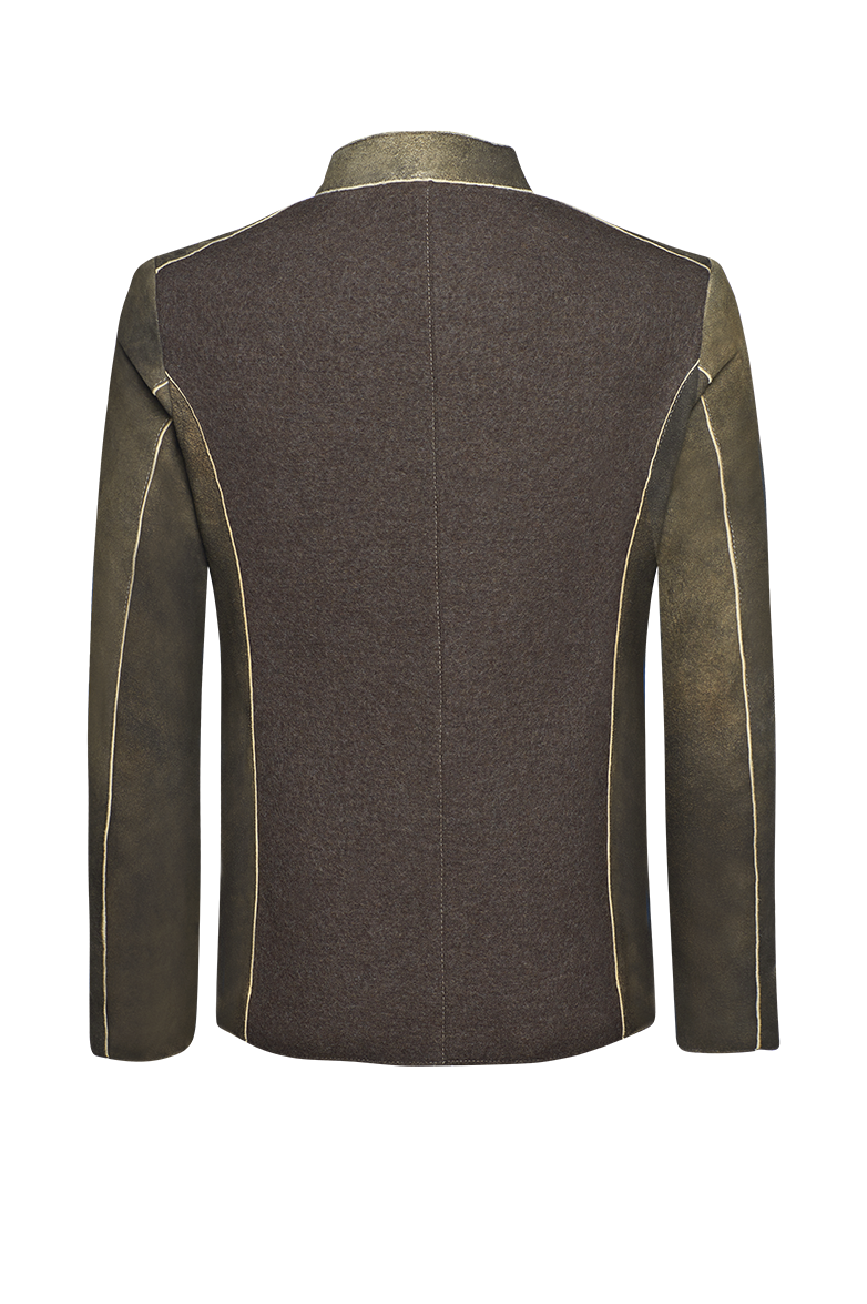 g-ssl-hirschlederjacke-herren-mit-lammfellfutter image 2