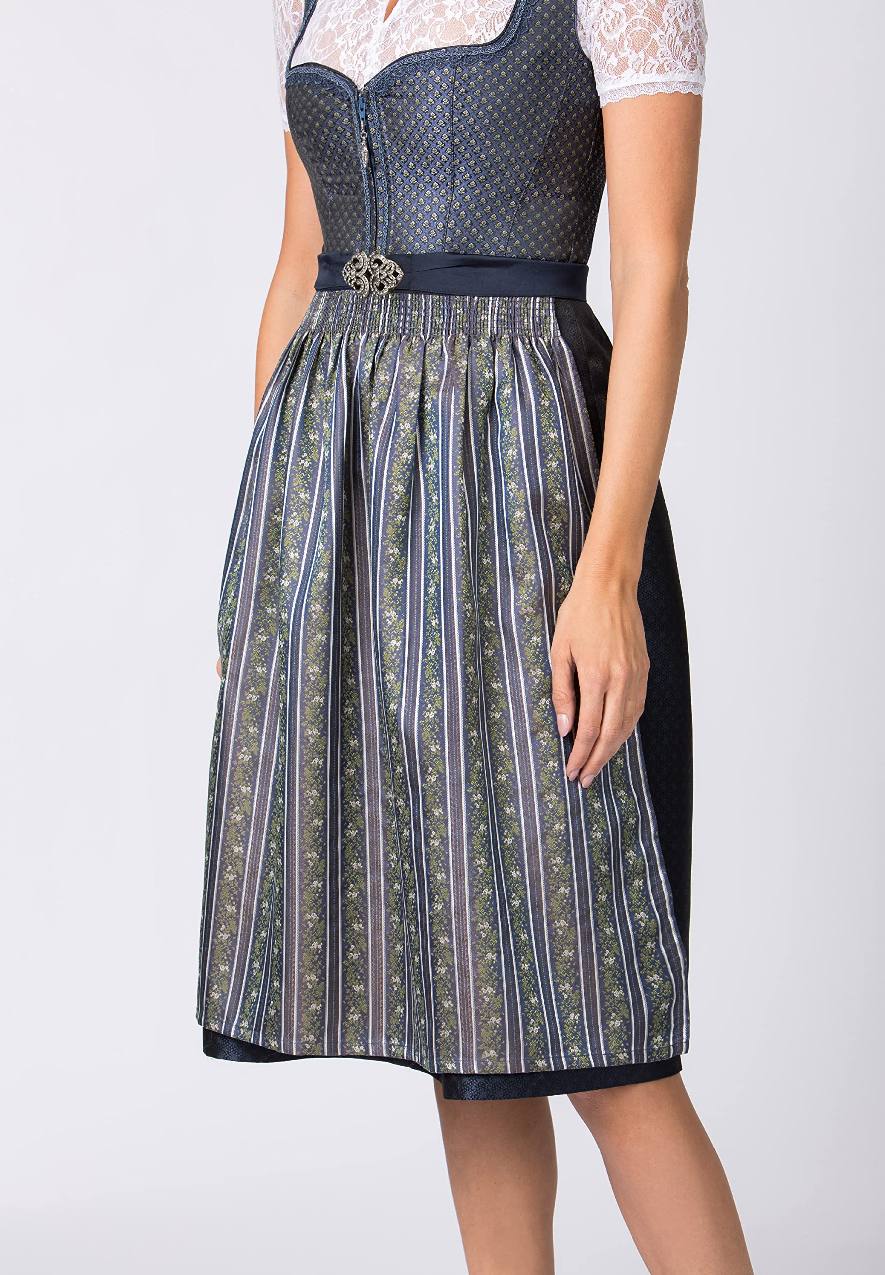 stockerpoint-dirndl-mallaury-damen-blau-jacquard image 5