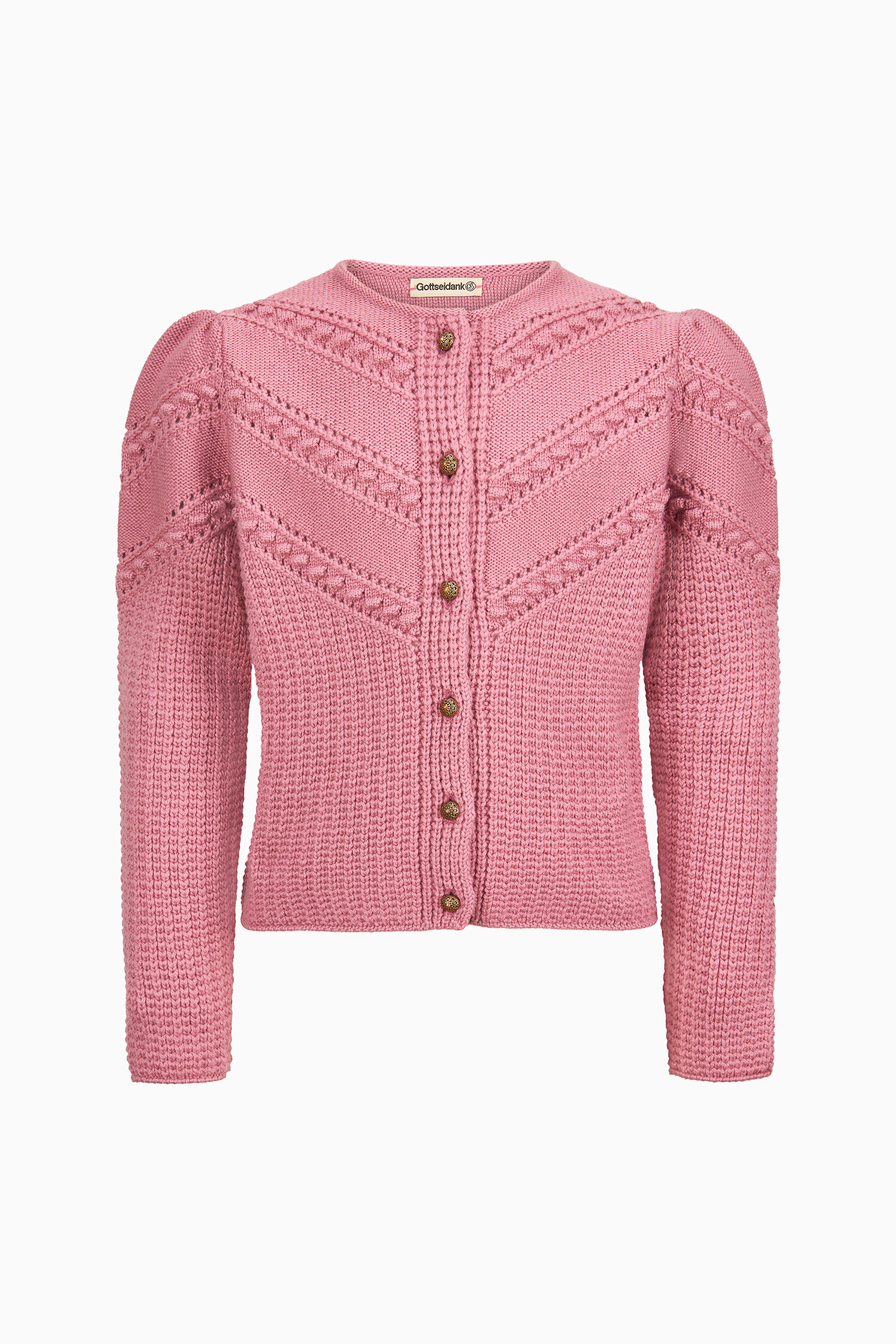 gottseidank-olivia-kinderstrickjacke-wolle-zopfmuster image 1