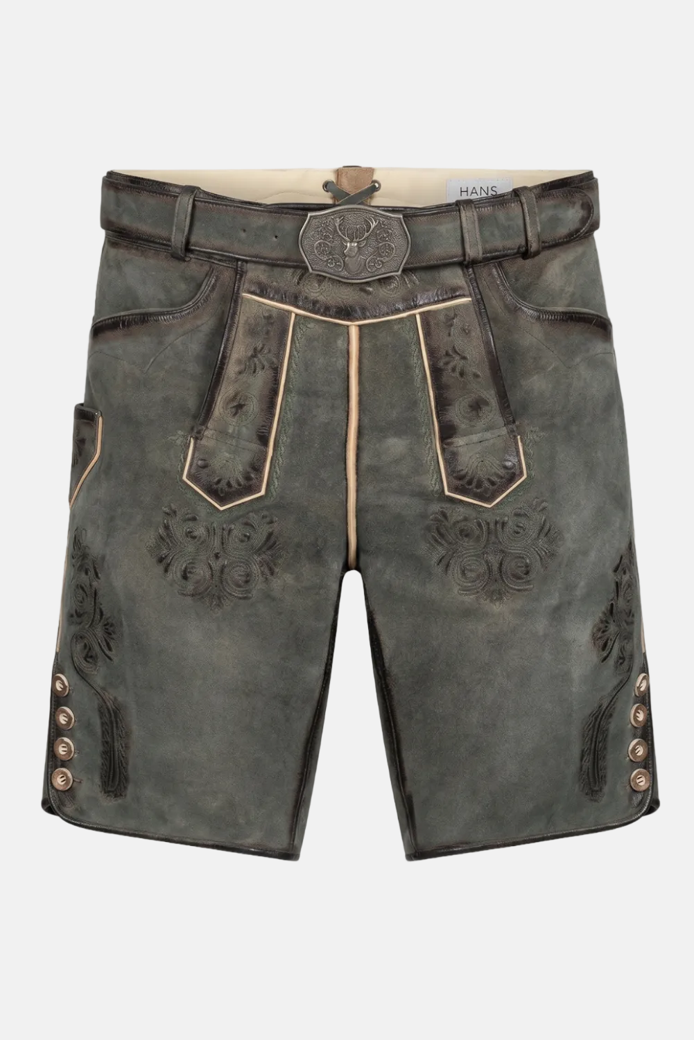 felicitas-herren-lederhose-ostsee-kurze-echtleder-trachtenlederhose image 1