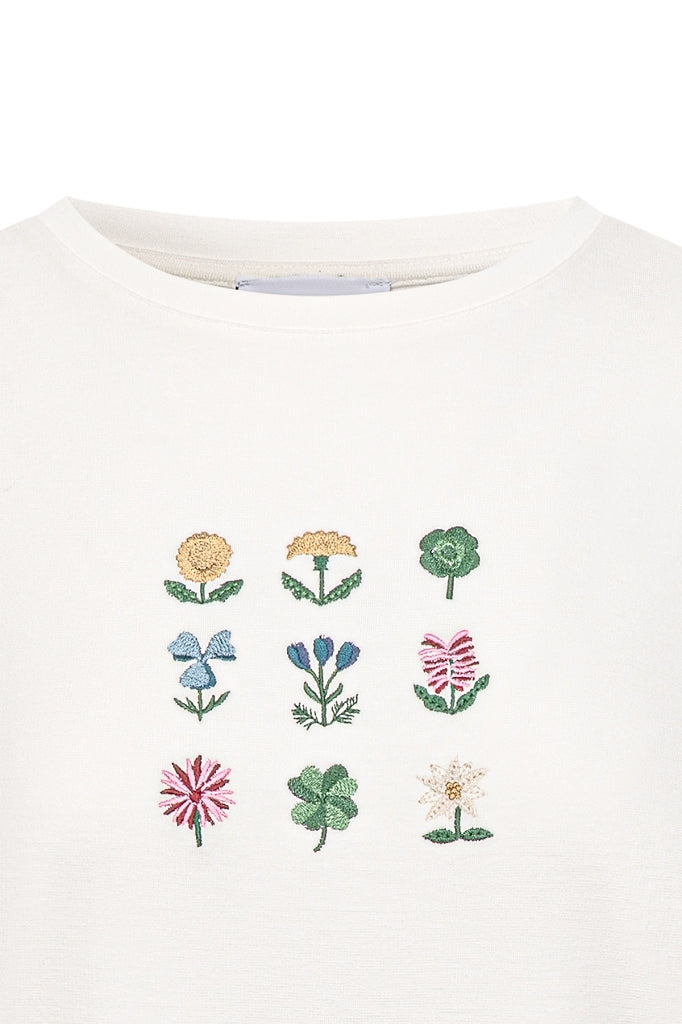 felicitas-lore-damen-longshirt-viskose-blumenstickerei image 3