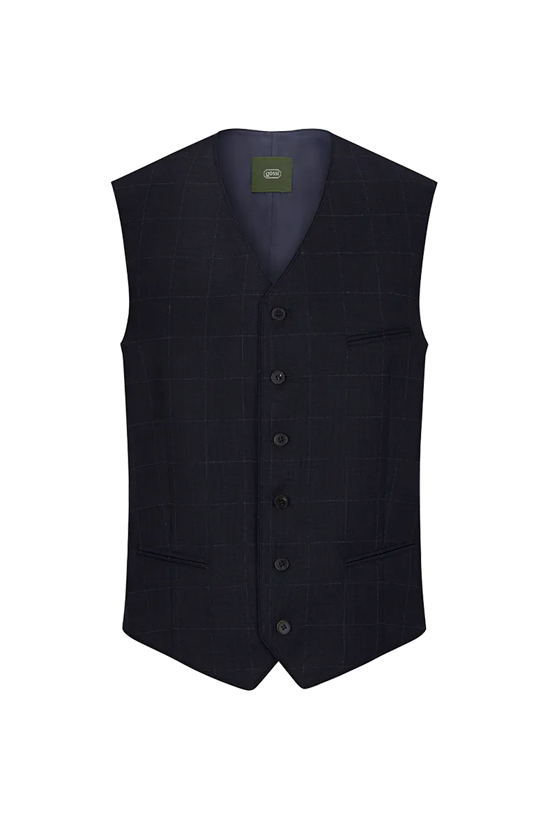 g-ssl-am-firmament-business-gilet-herren-blau-wolle-seide image 1