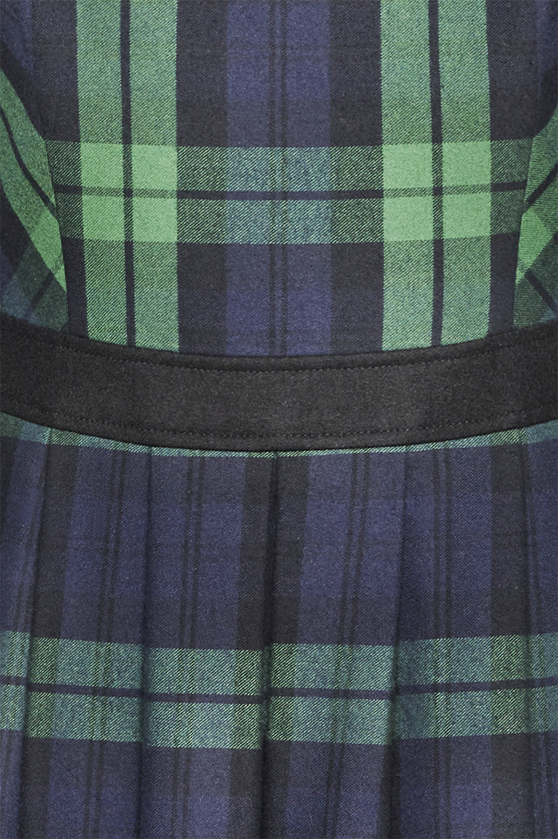 g-ssl-karo-kleid-damen-blau-aus-baumwoll-flanell image 4