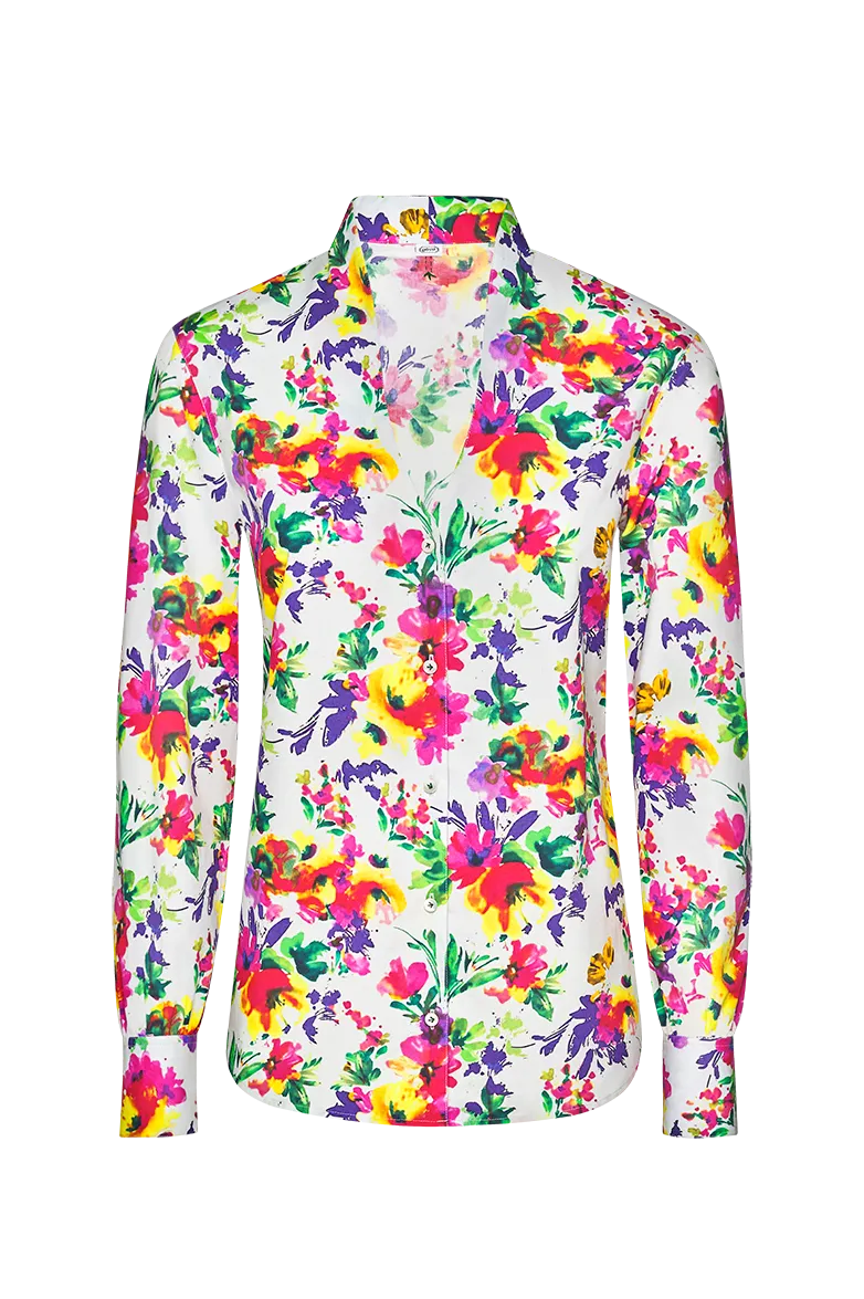 g-ssl-blumenbluse-aus-baumwollsatin-f-r-damen image 1