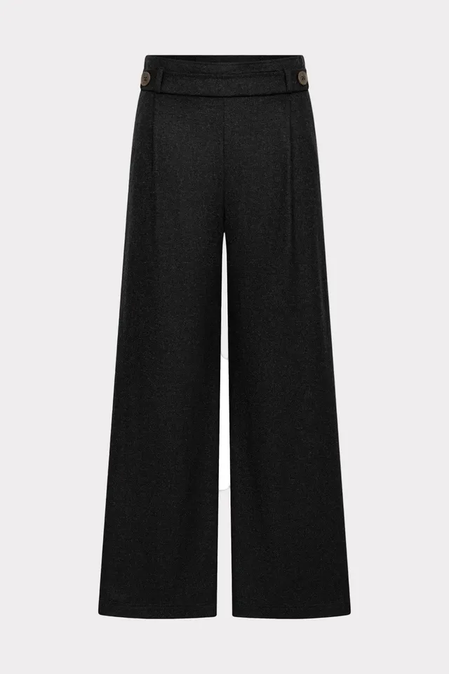 felicitas-damen-hose-hildine-lange-wollmix-hose-mit-falte image 1