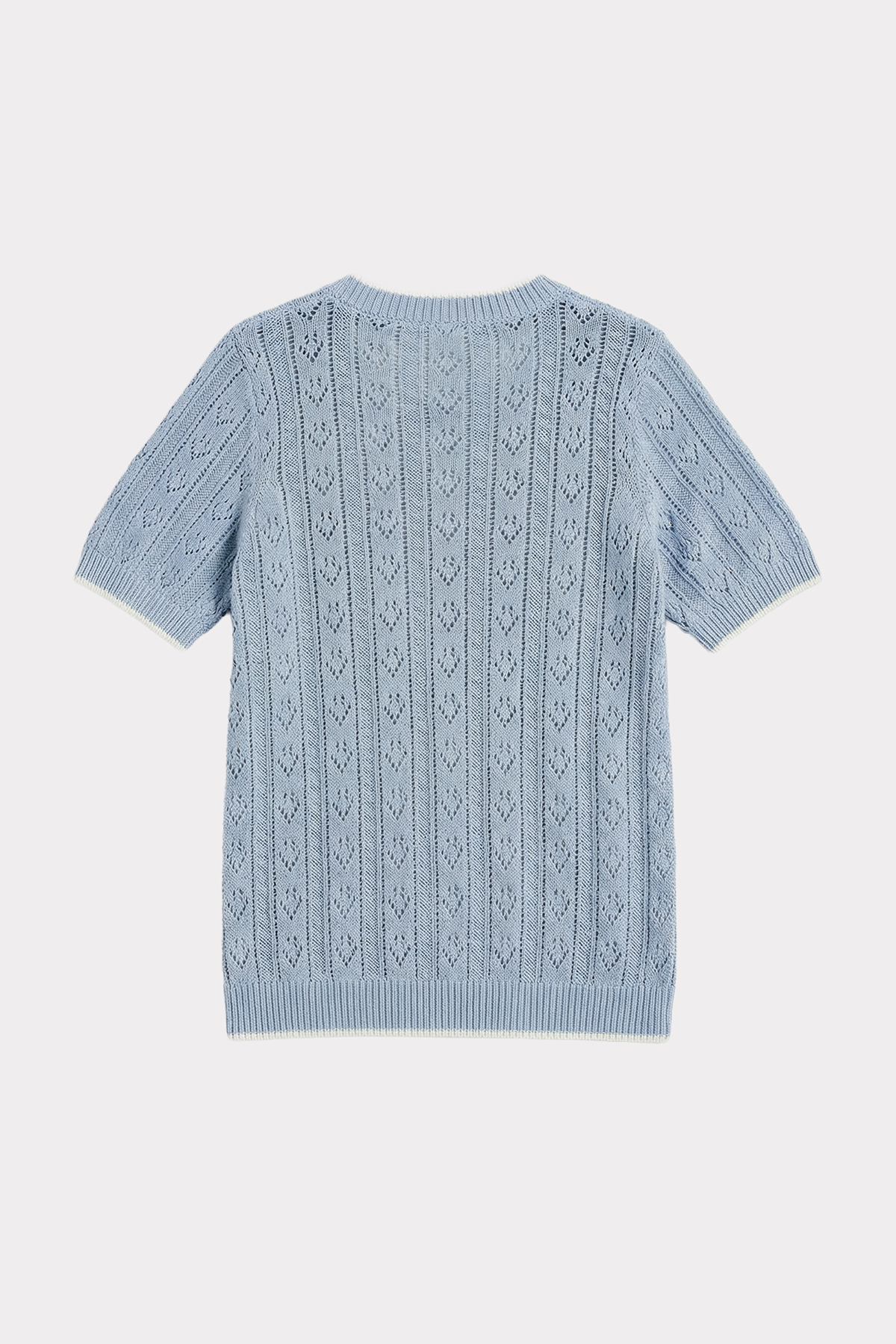 felicitas-damen-pullover-patrice-kurzarm-ajour-rundhals image 2