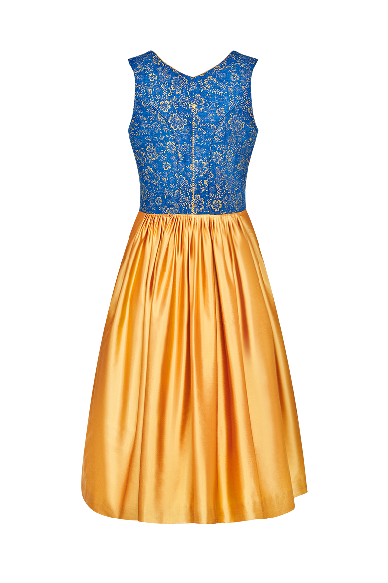 g-ssl-golddirndl-dirndl-70-blau-gold-seide-leinen image 2