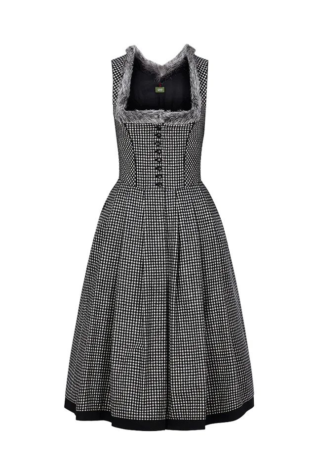 g-ssl-winterdirndl-schneerose-loden-rosegger-karo-70-cm image 1