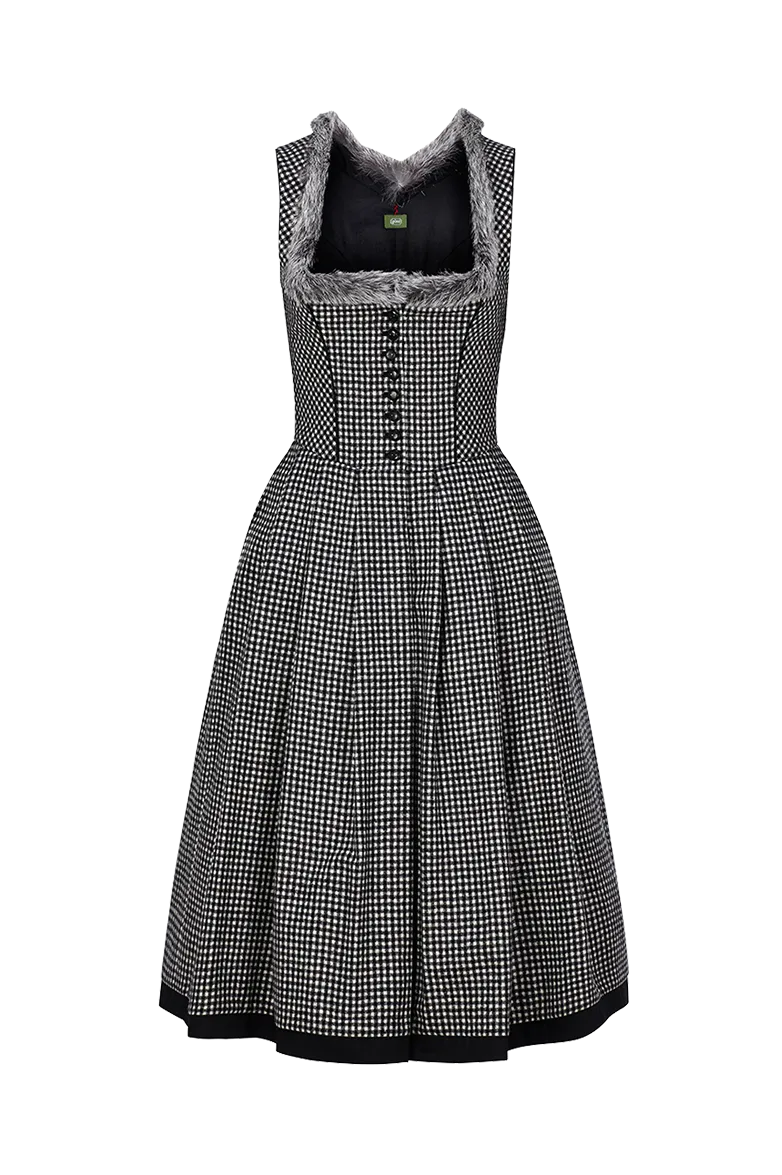 g-ssl-winterdirndl-schneerose-loden-rosegger-karo-70-cm image 1