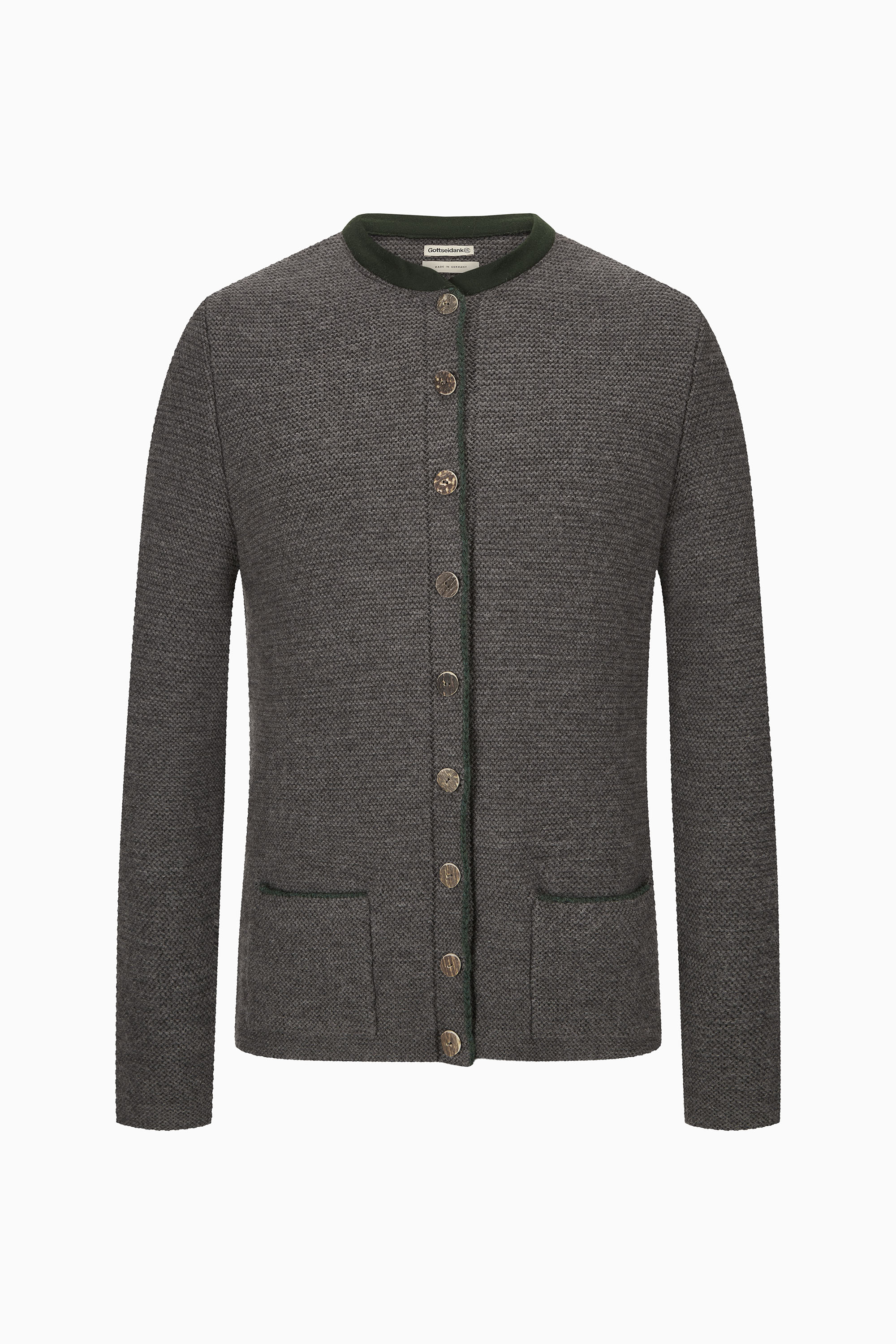 gottseidank-strickjacke-michi-trachten-strickjacke-mit-stehkragen-2 image 1