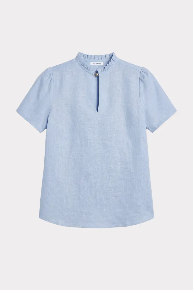 felicitas-banu-damen-bluse-leinen-viskose-stehkragen-r-schen image 1