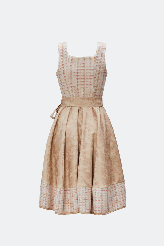 traumtrachten-designerdirndl-amalie-mit-tweedmieder-in-beige image 3
