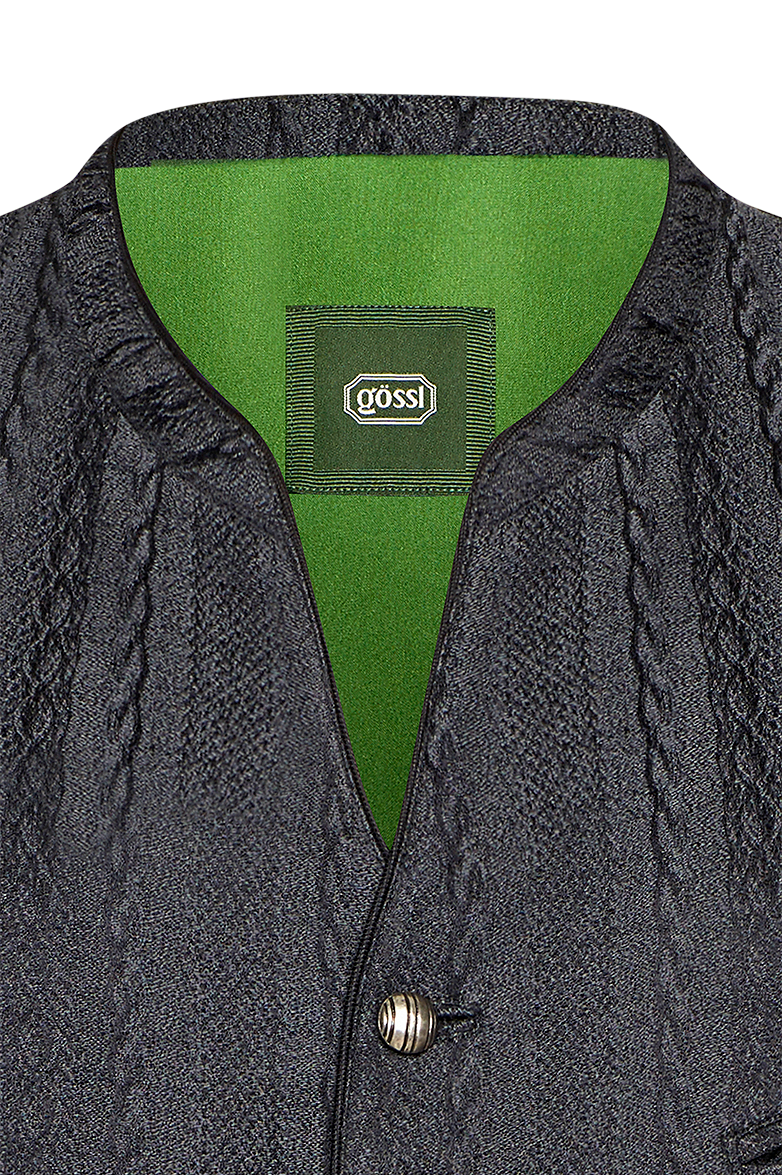 g-ssl-gilet-anziehungspunkt-seidenjacquard-grau-schwarz-herren image 3