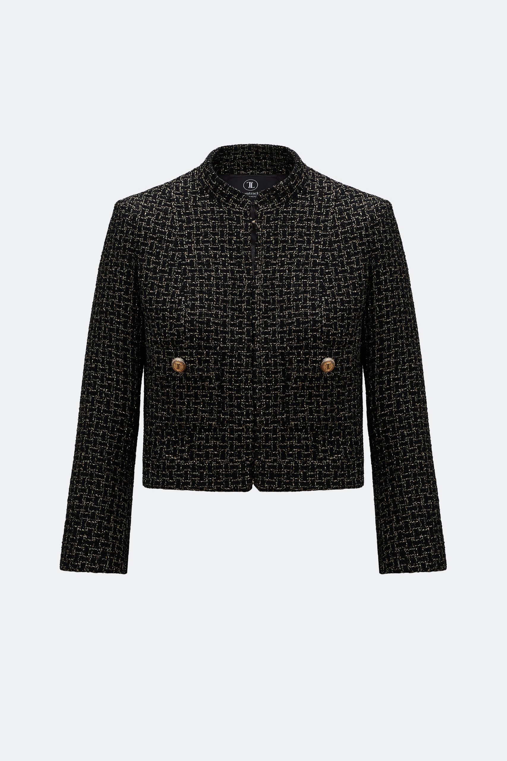 traumtrachten-tweed-janker-tiziana-in-schwarz image 1