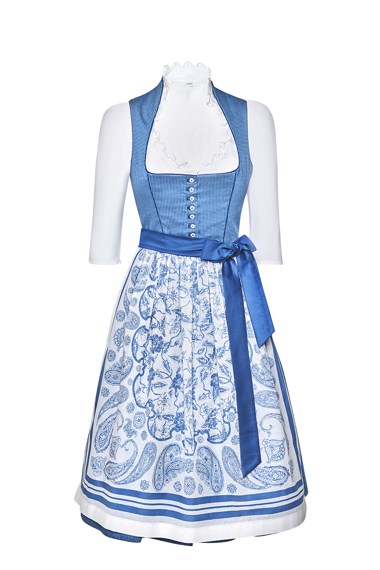 g-ssl-auf-zum-tanz-karodirndl-blau-mit-schneewittchenkragen-70-cm image 4