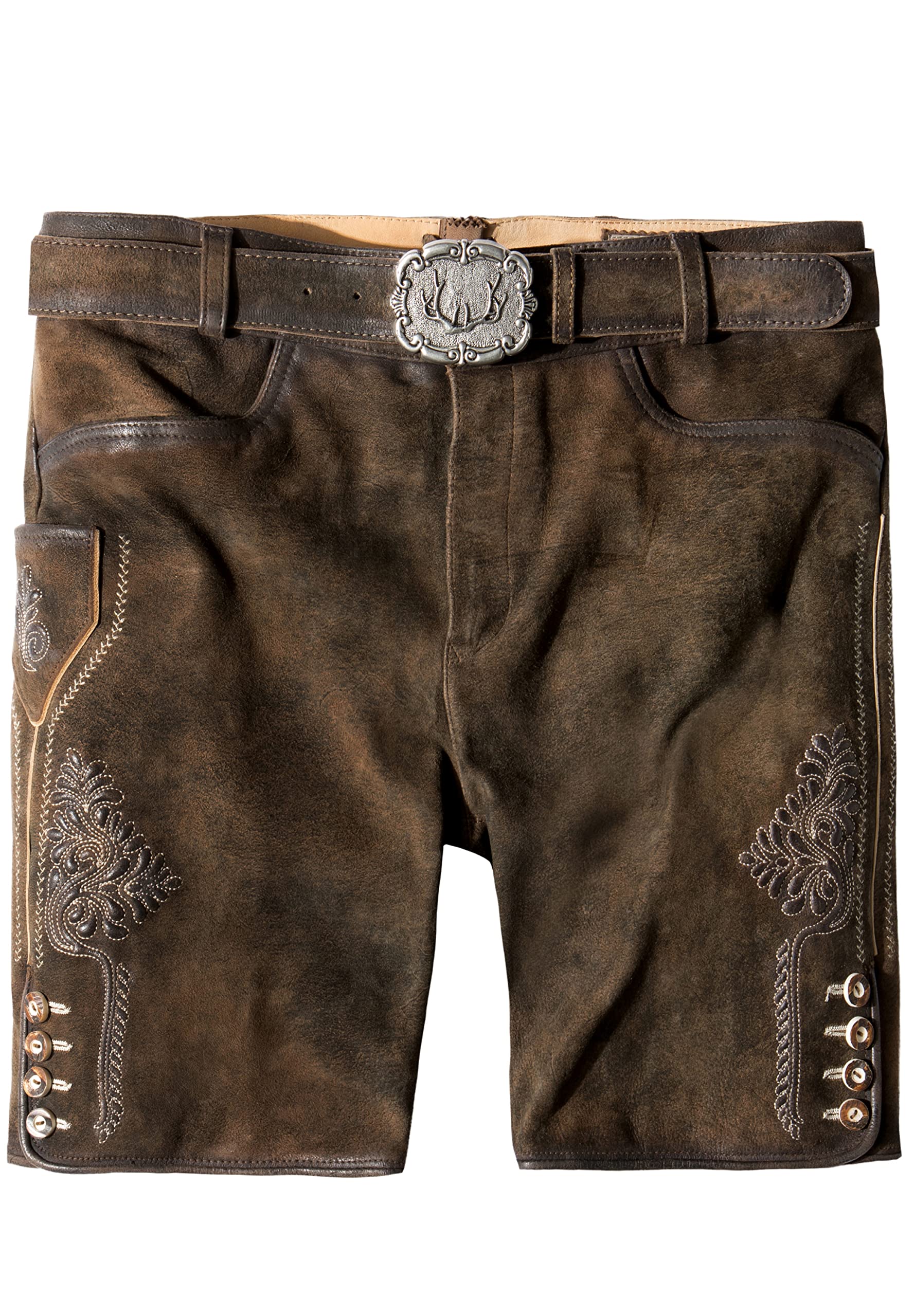 stockerpoint-trachtenlederhose-corbi4-herren-kurze-lederhose-ziegenleder image 1