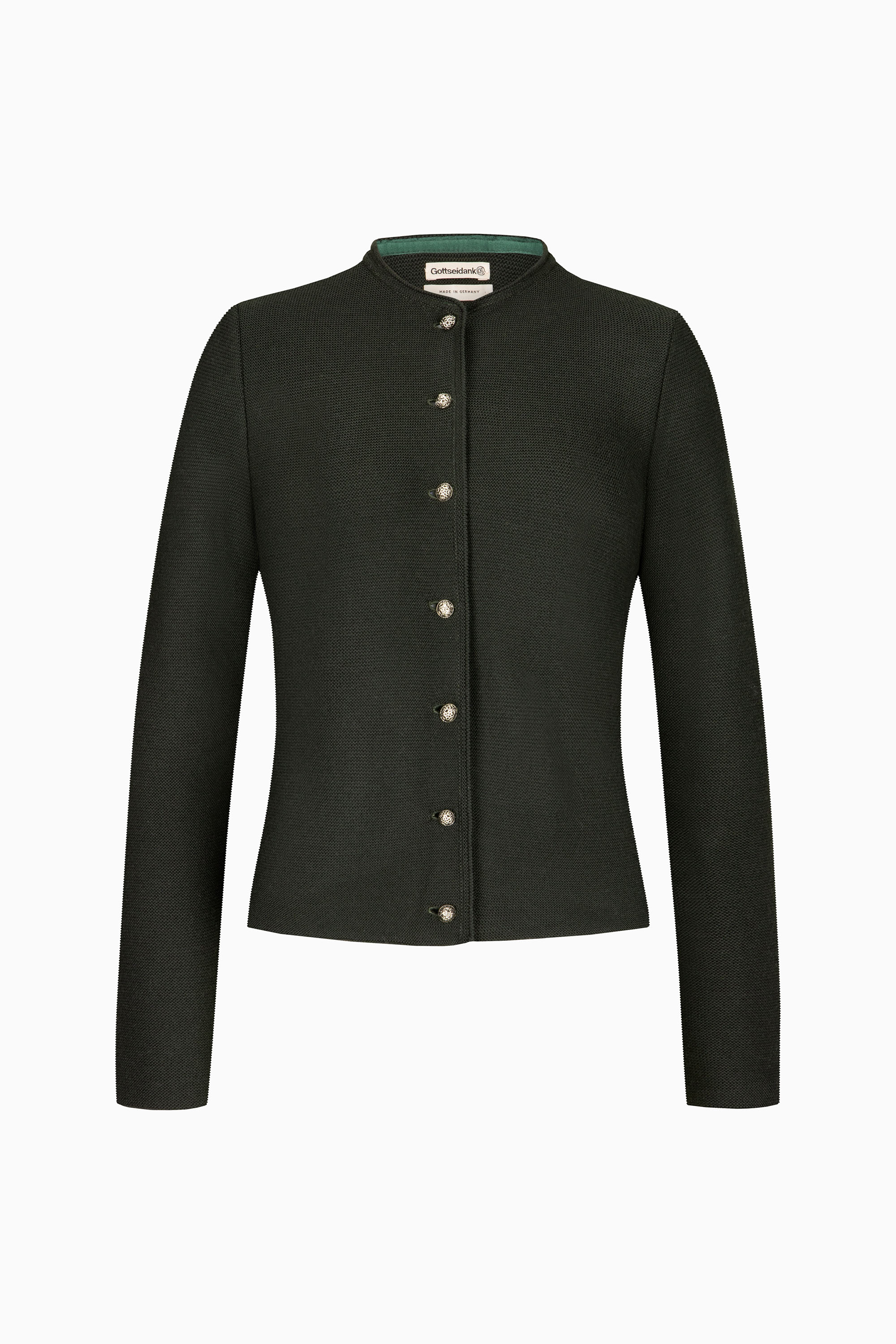 gottseidank-damenstrickjacke-aloisia-uni-mit-rundhals image 1