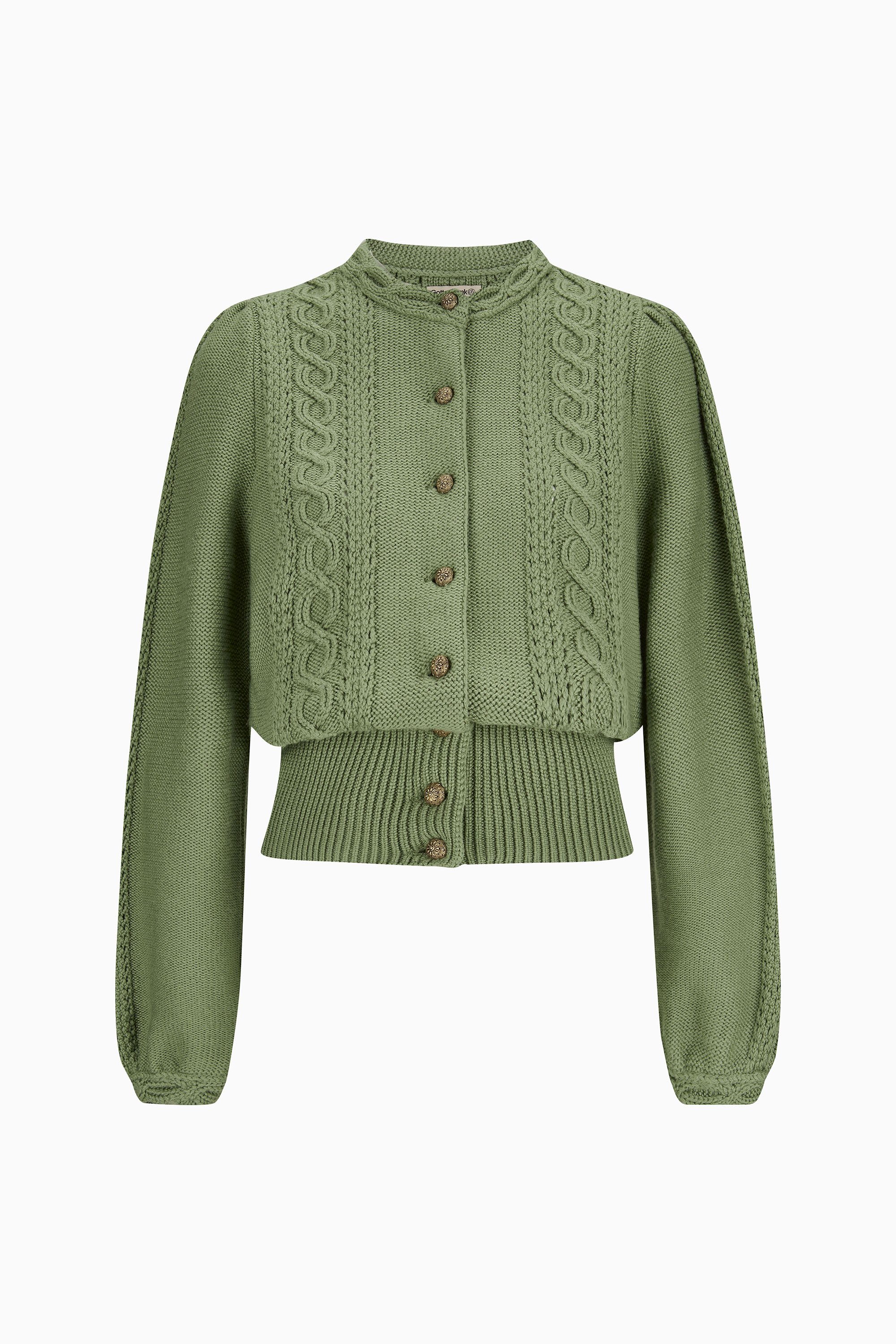 gottseidank-damenstrickjacke-lea-linksstrick-mit-stehkragen image 1