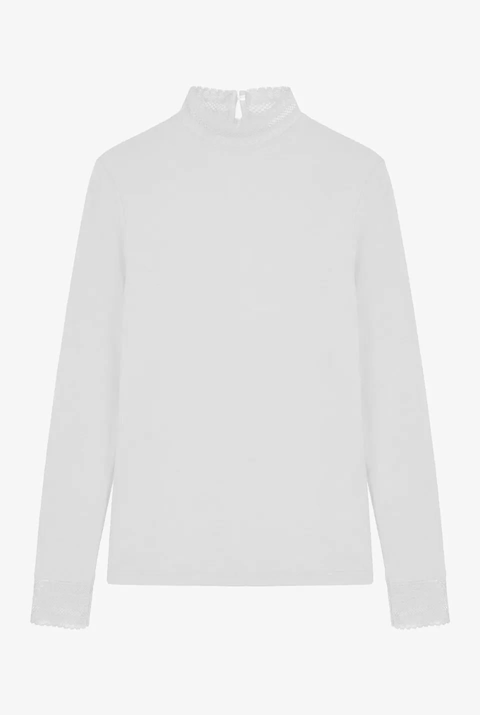 felicitas-parndorf-damen-shirt-baumwolle-ajour-jersey-mit-spitze image 1