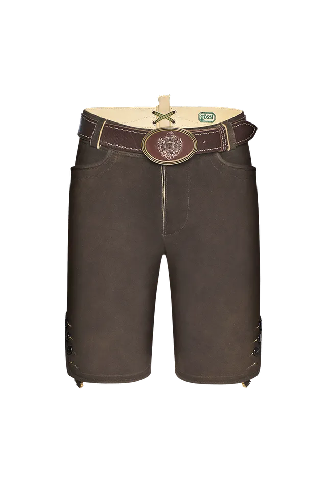 g-ssl-lederhose-mit-klassischem-verschluss-hirschleder-in-braun image 1
