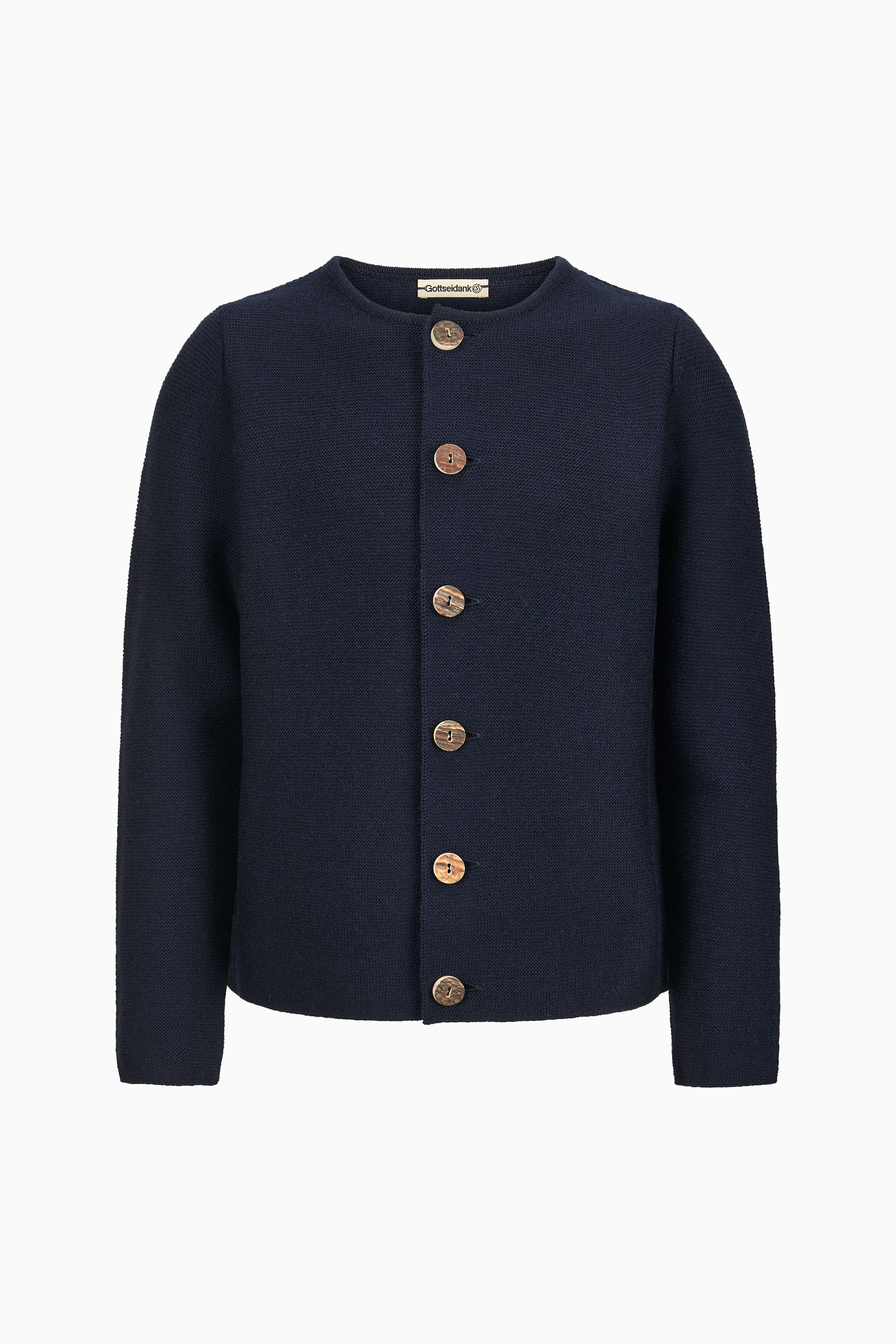gottseidank-kinderstrickjacke-alex-mit-rundhals image 1