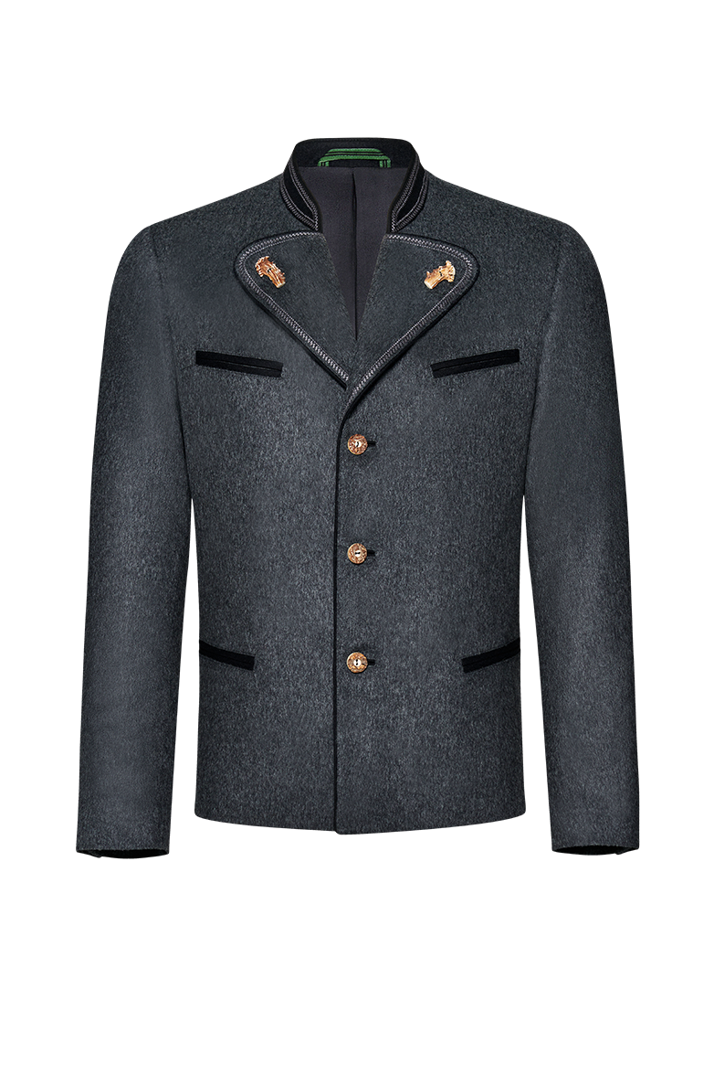 g-ssl-joppe-mit-stickerei-und-rehrosen-herren-loden-grau-schwarz image 1