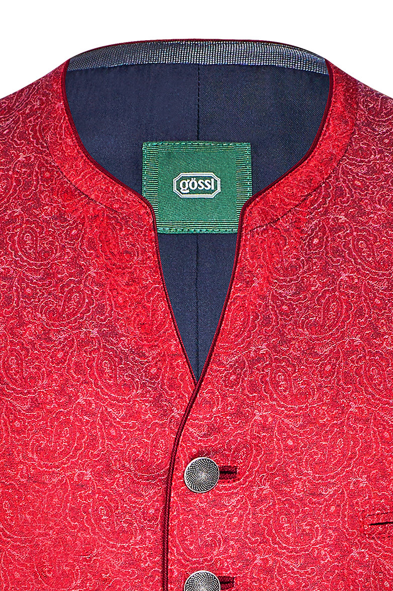g-ssl-gilet-lichtspiele-herren-jacquardseide-rot image 3