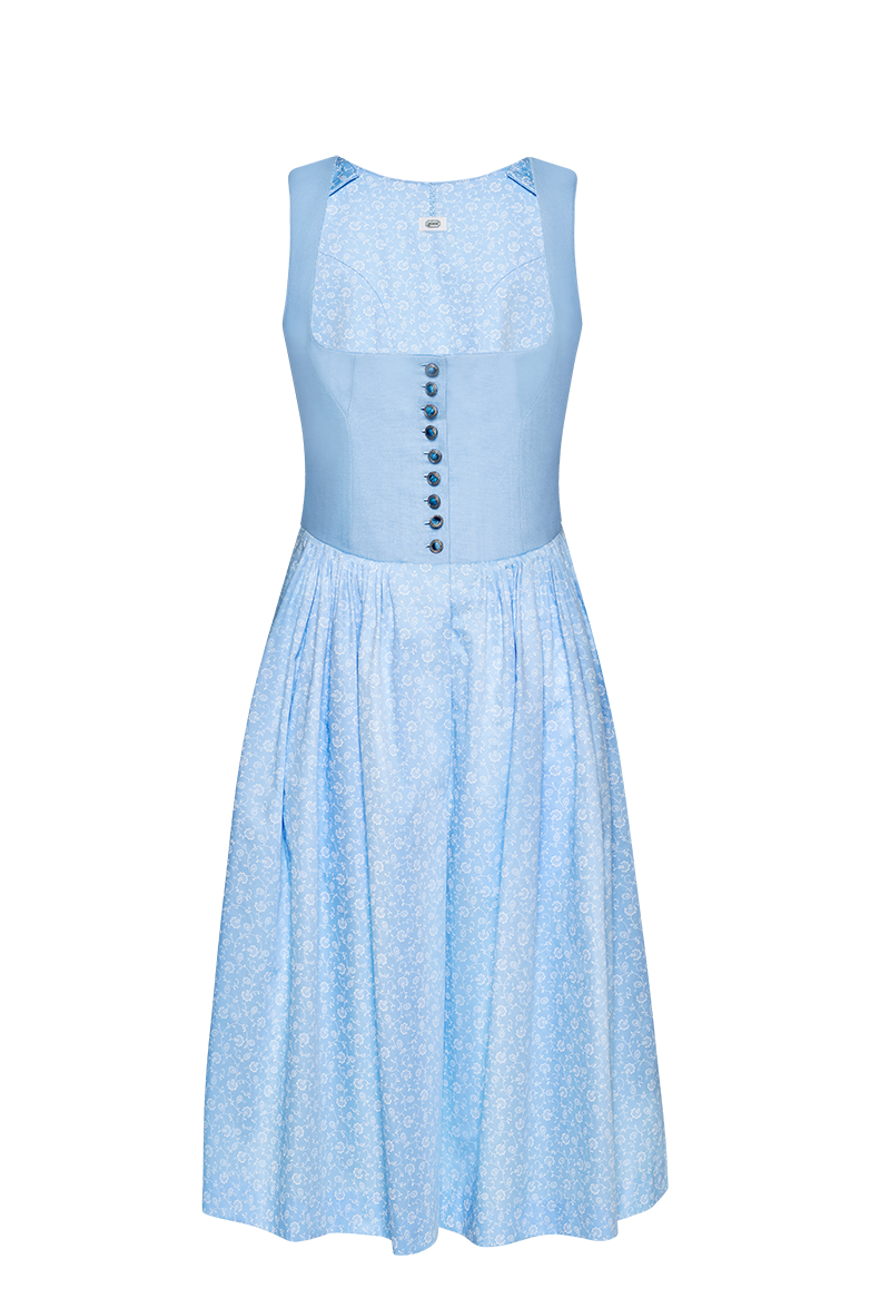 g-ssl-ranken-dirndl-bauernleinen-blau-70-cm image 1