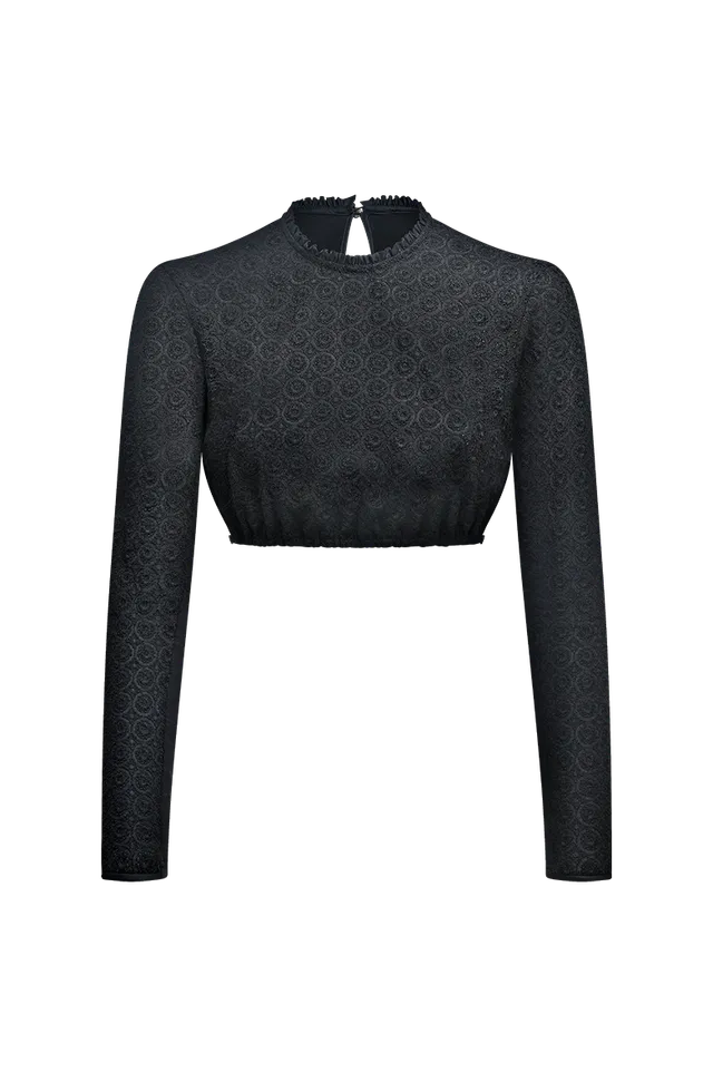 g-ssl-dirndlbluse-langarm-grau-schwarz-bestickte-baumwolle-mit-r-schen image 1