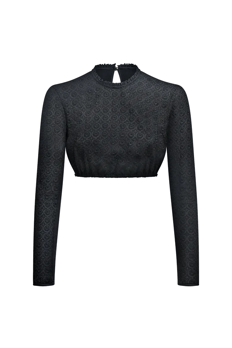 g-ssl-dirndlbluse-langarm-grau-schwarz-bestickte-baumwolle-mit-r-schen image 1