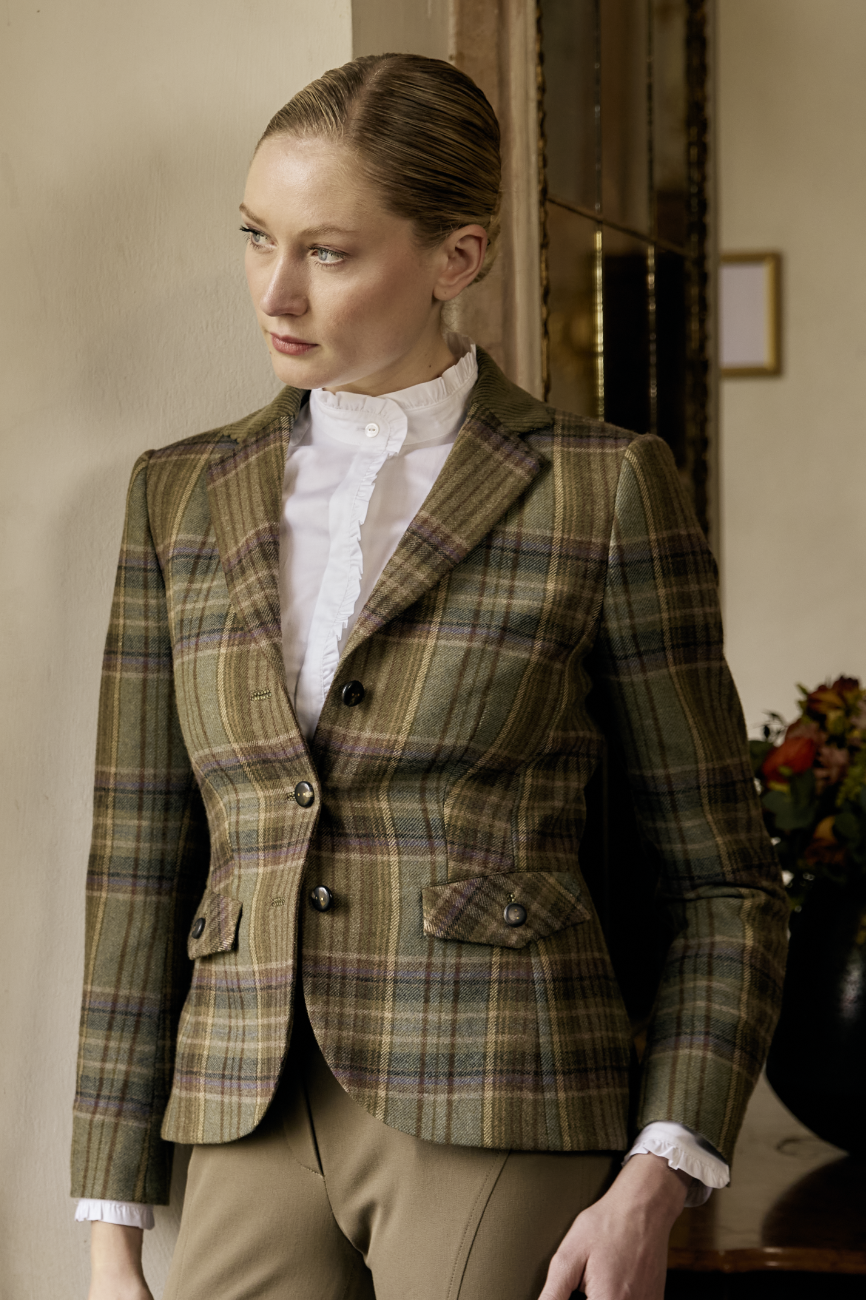 g-ssl-glencheck-jacke-damen-karojacke-aus-baumwollcord-gr-n image 7