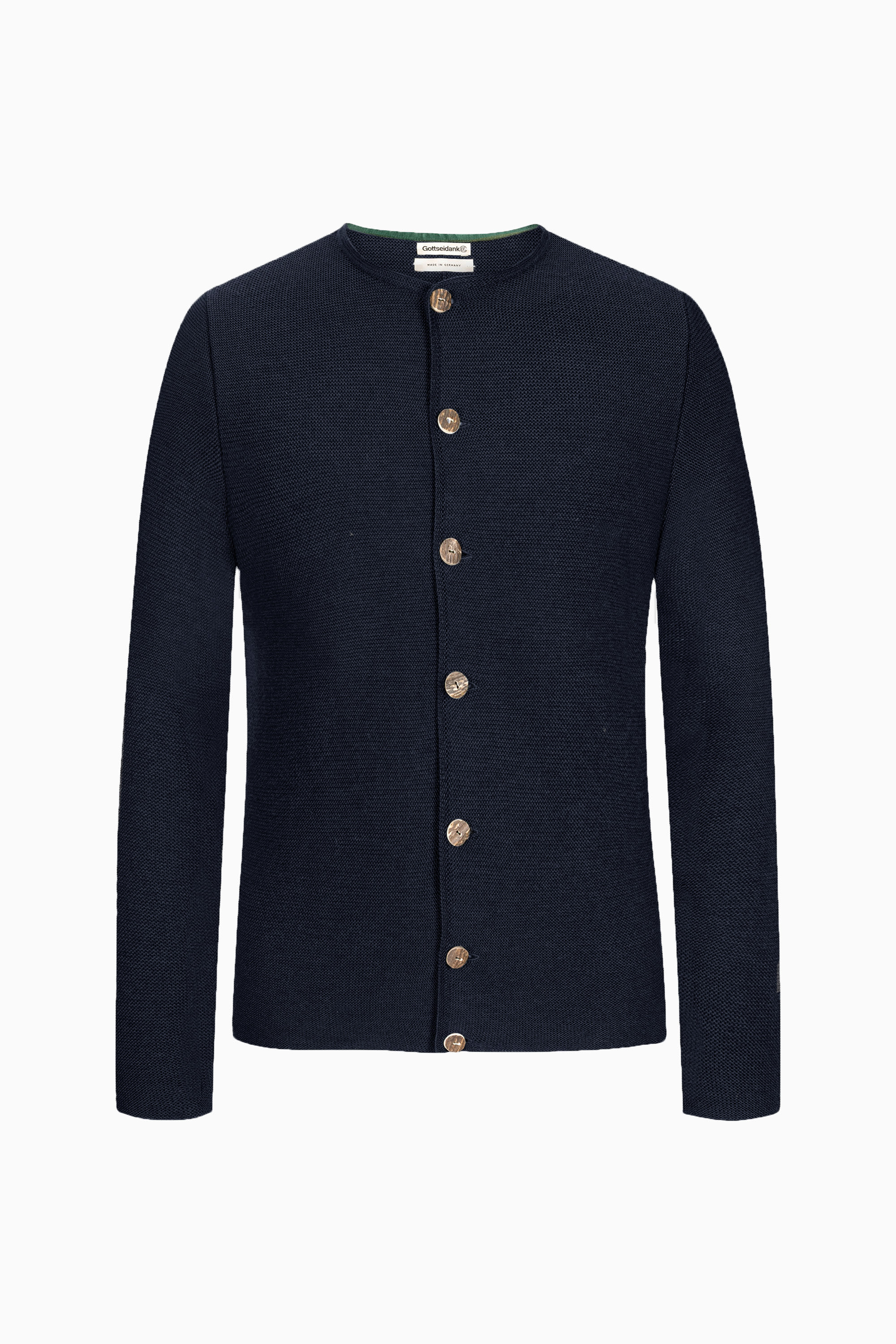 gottseidank-herrenstrickjacke-aloisius-uni-hirschhornkn-pfe image 1